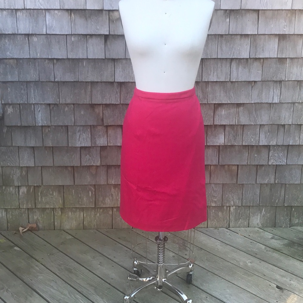 Boden Wool Flannel Pencil Skirt